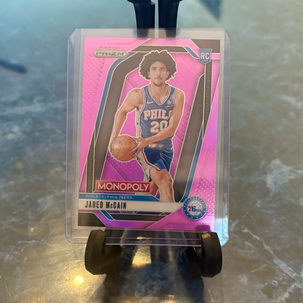 NBA Jared McCain Rookie Pink Prizm  131/199 Basketball Card